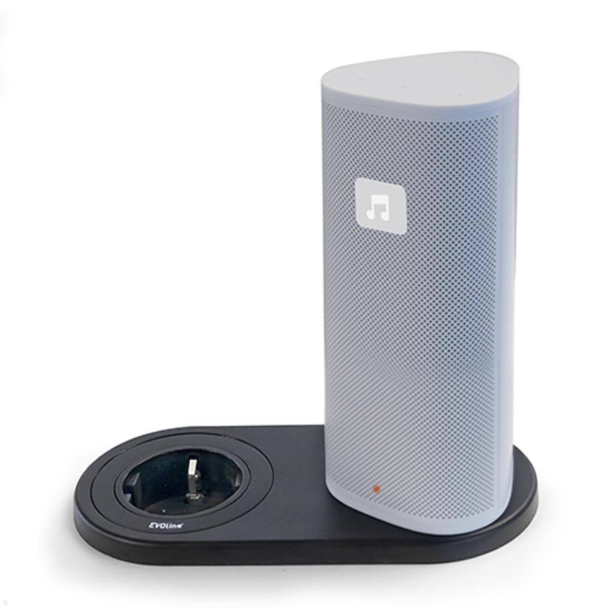 EVOline DisQ One Einbausteckdose mit induktiver Ladestation Anwendung