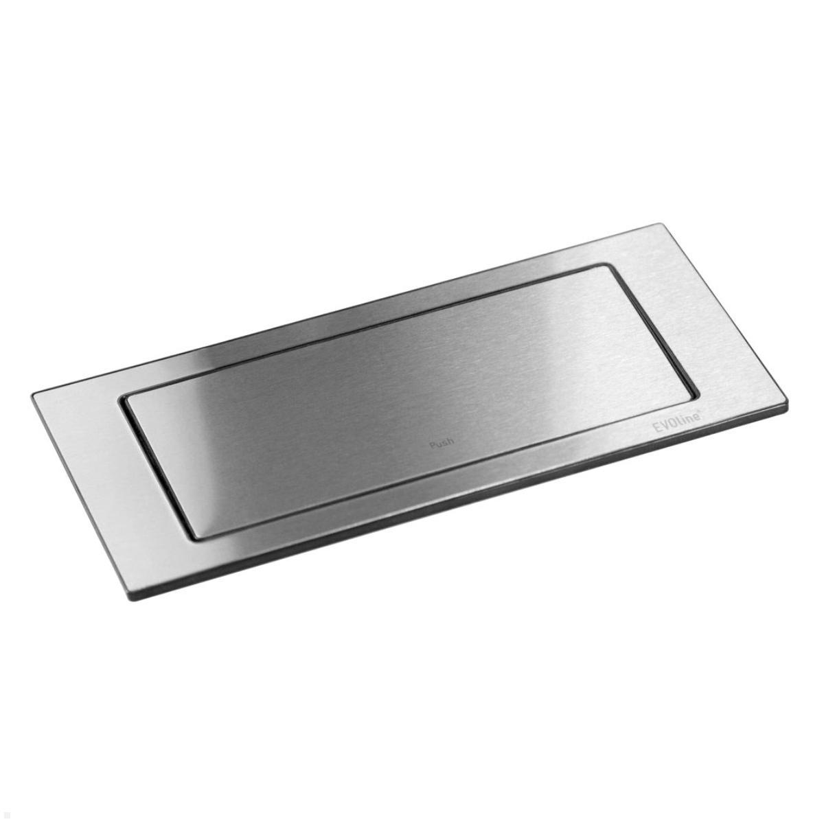 EVOLine BackFlip mit PlugFix, 2x Steckdose mit USB-C Charger, mit Deckel