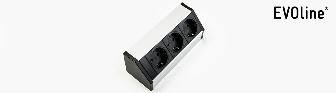 EVOline V-Deck Ecksteckdosenleiste EVOline V-Deck Ecksteckdosenleiste