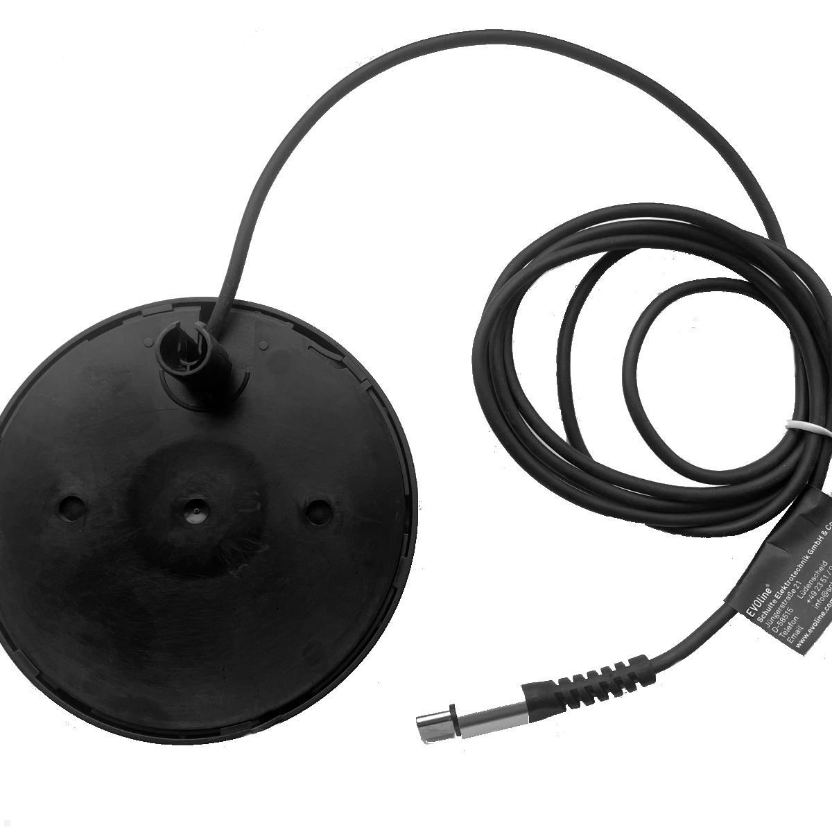 EVOline Circle80 Einbausteckdose mit USB-Charger C/C und DisQ Induktion-Charger, Rückseite Wireless Charger EVOline Circle80 Einbausteckdose mit USB-Charger C/C und DisQ Induktion-Charger, Rückseite Wireless Charger