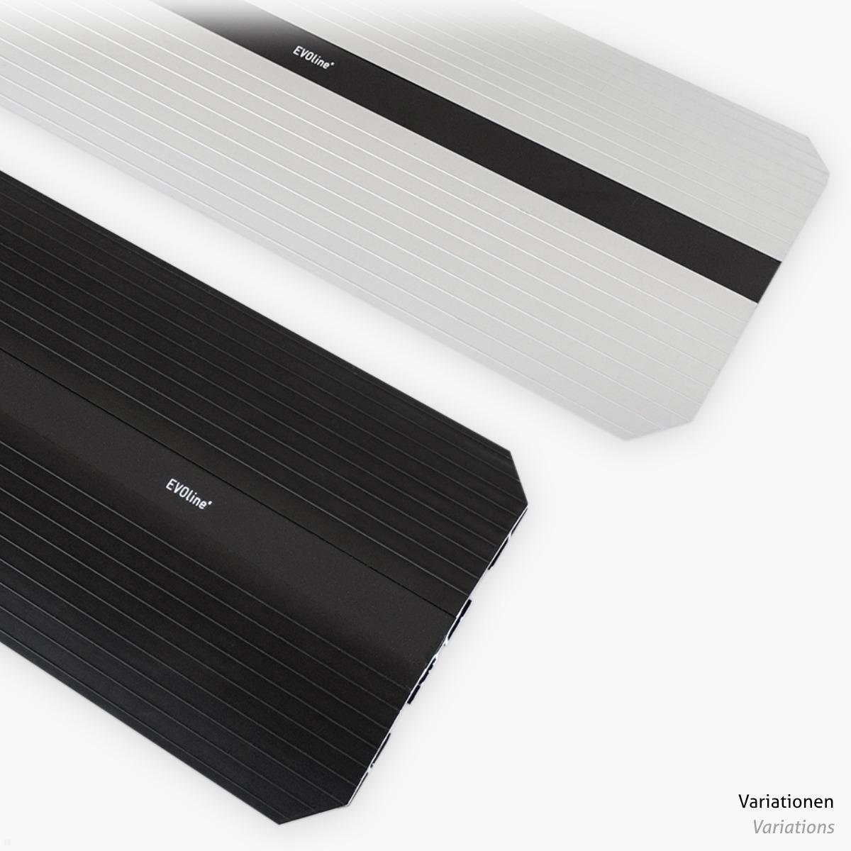 EVOline Bridge Aluminium Kabelbrücke verklebbar 1600 mm, schwarz Variationen