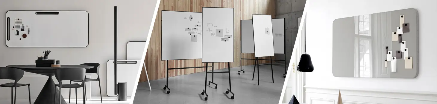 Lintex Lintex - Mobile Whiteboards mt Rollen, Ständer